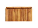 Vidaxl Letto Rialzato Da Giardino 100 X 30 X 50 Cm In Legno Massiccio Di Acacia