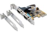 Exsys EX-44082 - Serieller Adapter - Pcie 3.0 X16 Low-Profile - RS-232/V.24 X 2