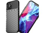Thunder Case Elastyczne Pancerne Etui Pokrowiec Xiaomi Redmi Note 9T 5G Czarny