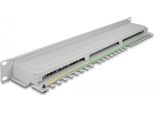 Delock - Patch Panel - Cat 6A - RJ-45 X 16 - Grau - 1U - 48.3 Cm (19")"