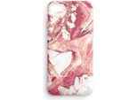Wozinsky Marble ŻElowe Etui Pokrowiec Marmur Iphone 12 Mini RóżOwy