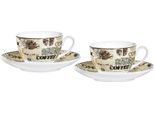 Ritzenhoff & Breker 422108 Ritzenhoff & Breker Set Cappuccino Crema, 4 Pezzi
