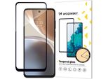 Wozinsky Super Tough Full Glue Vetro Temperato A Schermo Intero Con Telaio Amichevole Motorola Moto E20 Nero