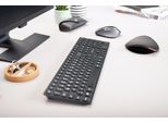 Cherry Kw 9100 Slim - Tastiera - Senza Fili - 2,4 Ghz, Bluetooth 4.0 - Qwerty - Inglese - Europa - Interruttore A Chiave: Cherr