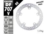 Disco Freno Galfer DF707V Round Rigido Anteriore 320X4.5Mm (2 Necessari) Per Bmw K R S Gt Gtl Abs St Rs HP2 Megamoto Rt Lt Integrale 800 - 1600 Cc Anno 1999 - 2025