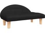 Vidaxl Letto Per Cani Nero 70X52X30 Cm Tessuto