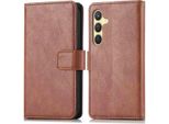 Custodia Per Cellulare Imoshion Per Samsung Galaxy S24 Plus - Cover Flip A Libro - Marrone