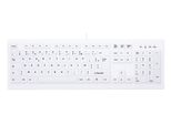 Cherry AK-C8100F-U1-W/FR Tastatur Usb Azerty FranzöSisch Weiß (AK-C8100F-U1-W/FR)