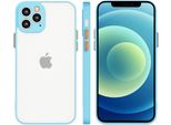 Milky Case Custodia In Silicone Flessibile Traslucido Per Samsung Galaxy S21 Ultra 5G Blu