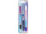 Stilografica Con Cartucce E Gomma Ombre Pastel Starpak