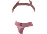 Barcode Berlin - Intimo Da Uomo Sospensorio - Multipack 1X Sergey Jockstrap + 1X Matt Pop Harness Brownishpurple - Taglia S