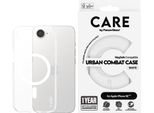 Etui Care By Panzerglass Flagship Urban Combat White Magsafe Na Iphone 16E - Przezroczyste