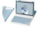 Inf Custodia Tastiera Bluetooth Rotante 360° Per Ipad 10A Generazione 10.9" 2022 - Blu"