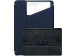 Inf Custodia Tastiera Bluetooth Rotante A 360° Per Ipad 11 (A16) E Ipad 10.9'' - Blu