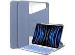 Inf Custodia Con Tastiera Bluetooth Girevole A 360° Per Ipad 11 (A16) E Ipad 10.9''