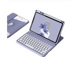 Inf Custodia Con Tastiera Bluetooth Girevole A 360° Per Ipad 10.9/11 Pollici/Air 11 (2024) - Viola