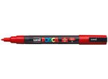 Uni-Ball® 186521 Marcatore A Pigmenti Posca - 0,9 - 1,3 Mm, Rosso