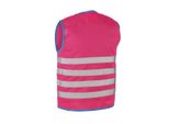 Wowow Gilet Di Sicurezza Giacca Divertente Per Bambini Rosa Con Strisce Riflettenti S