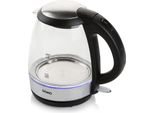 Domo DO9218WK Wasserkocher Silber/Schwarz/Transparent (DO9218WK)