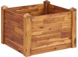 Letto Rialzato Da Giardino 60 X 60 X 44 Cm In Legno Massiccio Di Acacia