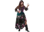 Costume Da Sensitiva Per Donna Costume Di Halloween Verde-Viola - Xs (36/38)