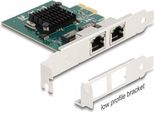Delock Scheda Pci Express X1 A 2 X RJ45 Lan Gigabit Bcm - Pcie - RJ-45 - Pcie 2.0 - Grigio - Pc - Attività - Collegamento (88206