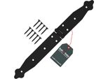 Kotarbau® Cerniera Per Persiana Cerniere Per Porte 150 X 200 X 35 Mm In Acciaio Verniciato A Polvere Cerniera Per Porte Cerniera Nera Cerniere Per Finestre A Libro Cerniera Per Porte In Legno Cerniera Per Cancelli Da Giardino Cerniera Per Casse Ferma Cancelli