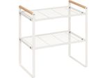 5 Cinque Semplicemente Intelligente - Regal 2 Ebenen Balm Weiß B33Cm