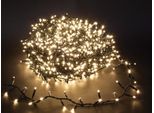 Shimmerlight Led - 34 M - 1500 Lampade Bianco Caldo - Filo Verde - Modulatore - 24 V