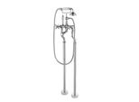 Hilford Argento Cromo Miscelatore Per Vasca Freestanding Lauferi