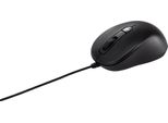Asus MU101C Blue Ray Silent - Mouse - Per Destri E Mancini - Ottico - 3 Pulsanti - Cablato - Usb - Nero (90XB
