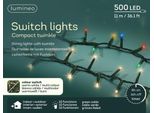 Lumineo Luci Fiabesche Switch Lights Compact 500 Led 11 M Bianco Caldo/Colorato