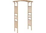 Vidaxl Arco Di Rose In Bambù 118X40X187 Cm
