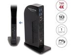 Delock - Docking Station - USB-C / Thunderbolt 3 / Thunderbolt 4 - 3 X Hdmi, 3 X Dp - 1Gbe - 135 Watt (88051)