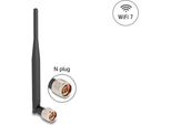 Delock Wifi 7 Antenne N Stecker 2 - 3 Dbi 20.6 Cm Omnidirektional Mit Kippgelenk Und (90735)