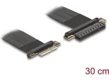 Delock Riser Karte Pci Express 3.0 X4 Stecker Zu X8 Slot Mit Kabel 30 Cm (81497)