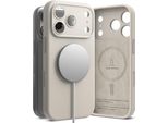 Custodia Ringke Silicone Magnetico Magsafe Na Iphone 17 Pro - BeżOwe