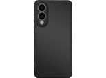 Avizar, Custodia Semirigida In Silicone Soft-Touch Per Samsung Galaxy S25 Edge, Nero