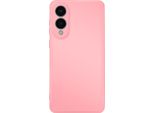 Avizar, Custodia Semirigida In Silicone Soft-Touch Per Samsung Galaxy S25 Edge, Rosa