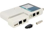 Delock Kabeltester RJ45 / RJ12 / Bnc / Usb (86106)