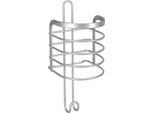 Metaltex Viva Haardrogerhouder 10X10X25 Cm Zilver