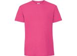 Maglietta Fruit Of The Loom Premium Uomo RW5974 (S) (Fucsia)