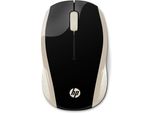 Hp Maus 200 Kabellos USB-A 3-Tasten Gold/Schwarz