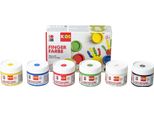Marabu 303000000081 Kids Vernice Per Dita 100 Ml Set Da 6