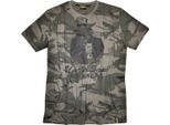 Maglietta Zio Sam Camouflage/Schwarz Gr. M