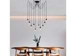 Opviq, Kabluni- Kabluni Ntd, Nero, Lampadario, 186 X 186 Cm, Corpo In Acciaio