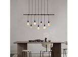 Opviq, Salkım- Salkım Opv, Nero, Lampadario, 120 X 10 Cm, Corpo In Metallo