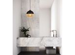 Opviq, Camini - Mr - 869, Lampadario, Nero, Metallo, 20 X 20 X 116 Cm