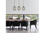 Opviq, Tel- Tel Opv, Nero, Lampadario, 70 X 20 Cm, Corpo In Acciaio