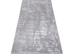 Tappeto Acrilico Dizayn 8840 Grigio Chiaro Grigio 80X300 Cm